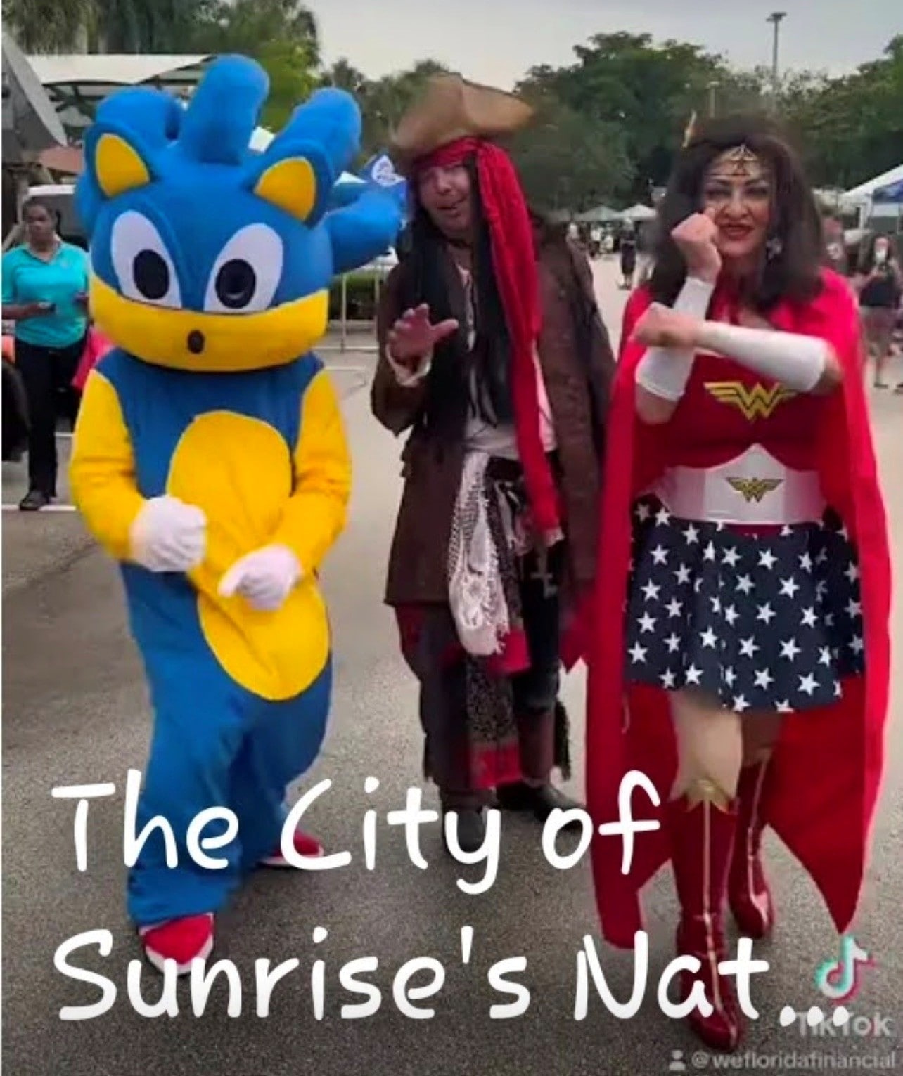 Our Characters come with an assistant for musical games with prizes, umplified equipment and pictures
